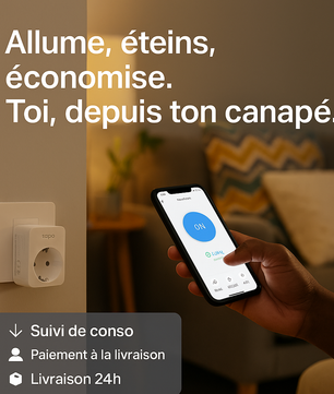 Pack 4 Prises Connectées WiFi Tapo Contrôle Vocal Domotique