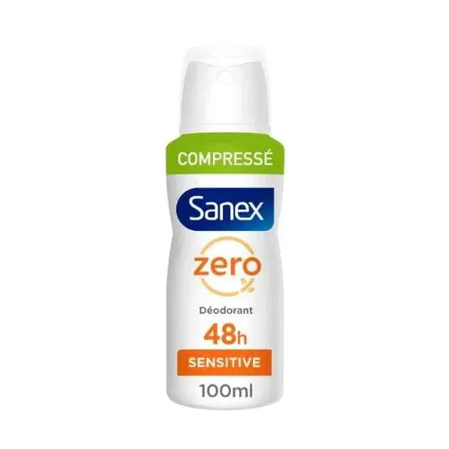 DÉODORANT SANEX COMPRESSÉ SENSITIVE 48H — Protection Douceur pour Peaux Sensibles