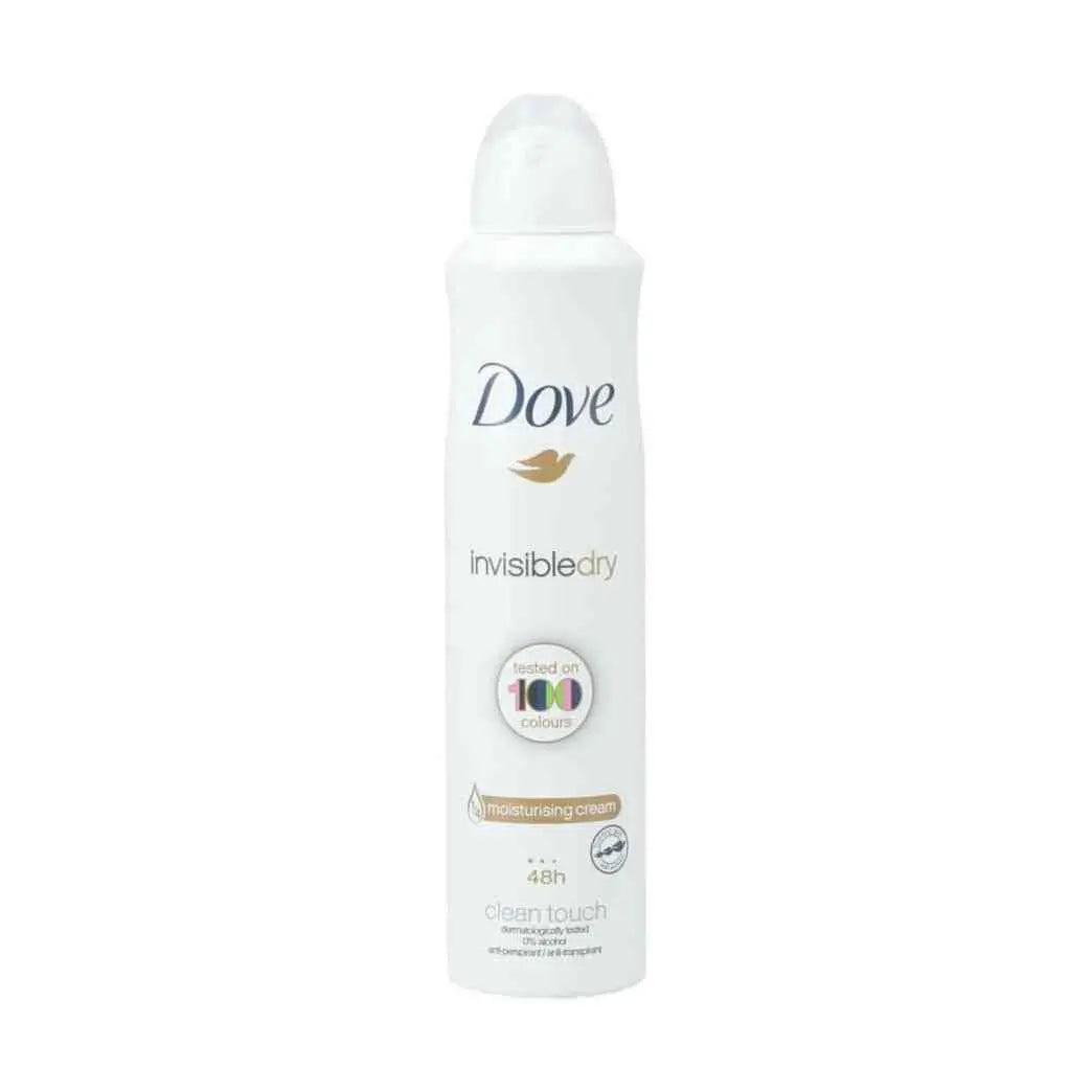 Déodorant DOVE Invisible Dry 100 couleurs testées 250 ML