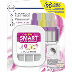 Febreze 3Volution Diffuseur Fleur De Lys - Fraîcheur Durable, Parfum