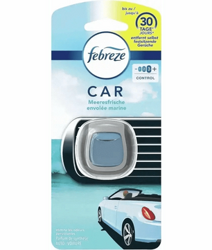 FEBREZE Désodorisant pour voiture  à technologie OdourClear marine - Cpourtoi.Net