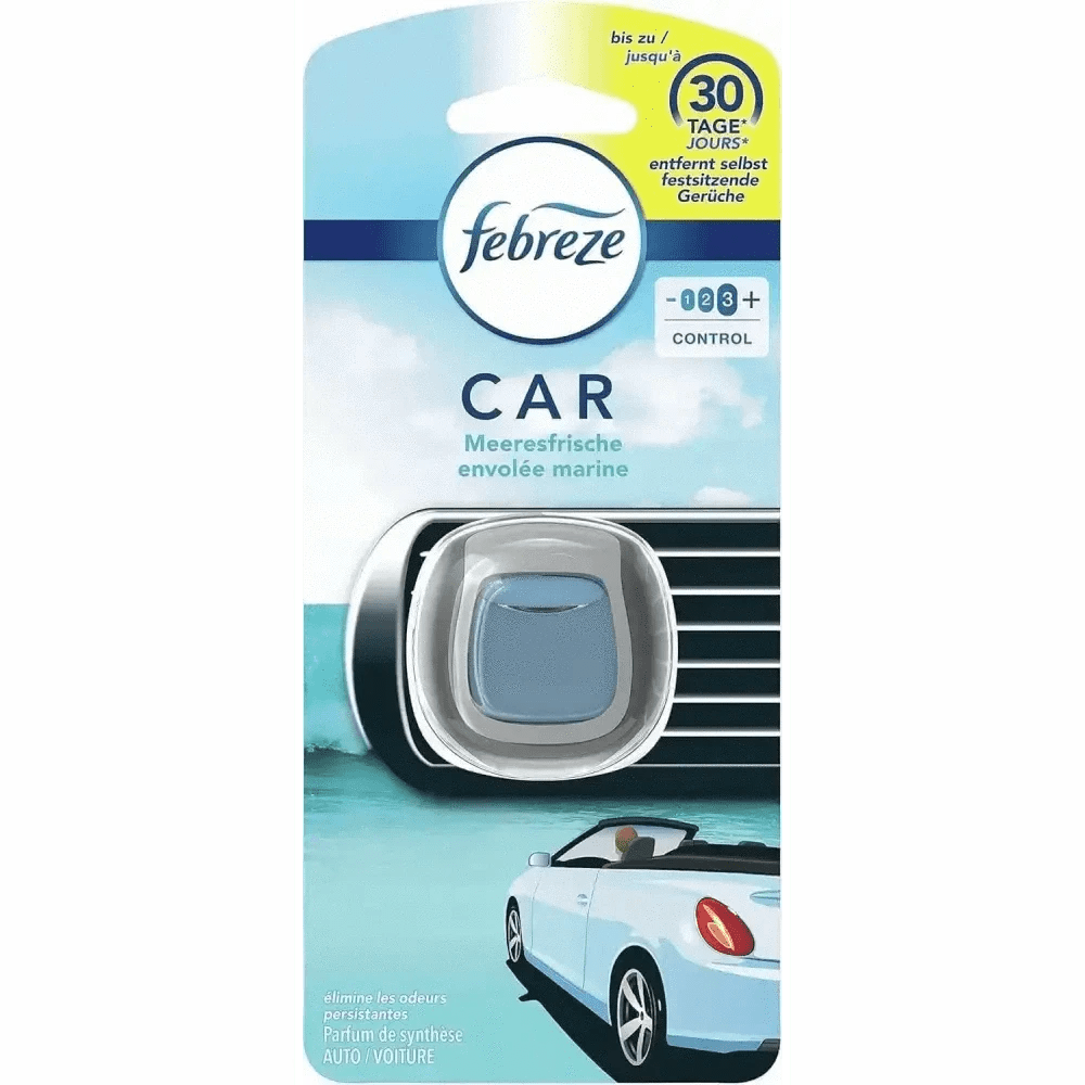 Désodorisant pour voiture Febreze à technologie OdourClear marine,Cpourtoi.Net,CI
