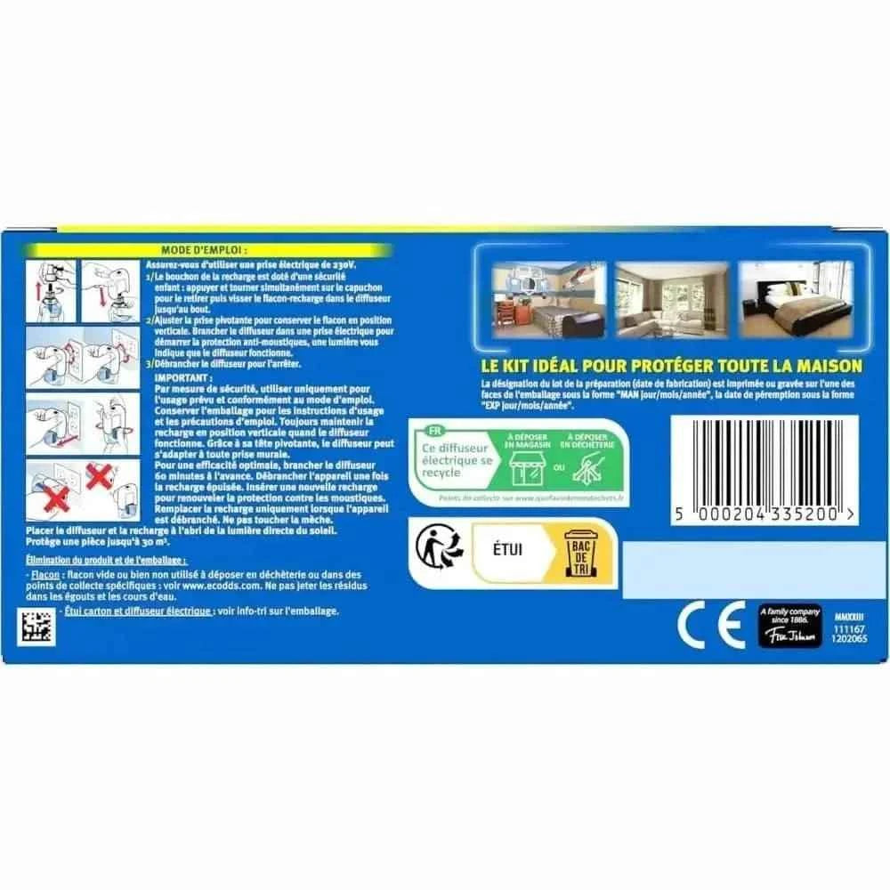 Diffuseur Électrique Raid Protection Contre Moustiques Tigres 3X45 Nuits - Cpourtoi.Net