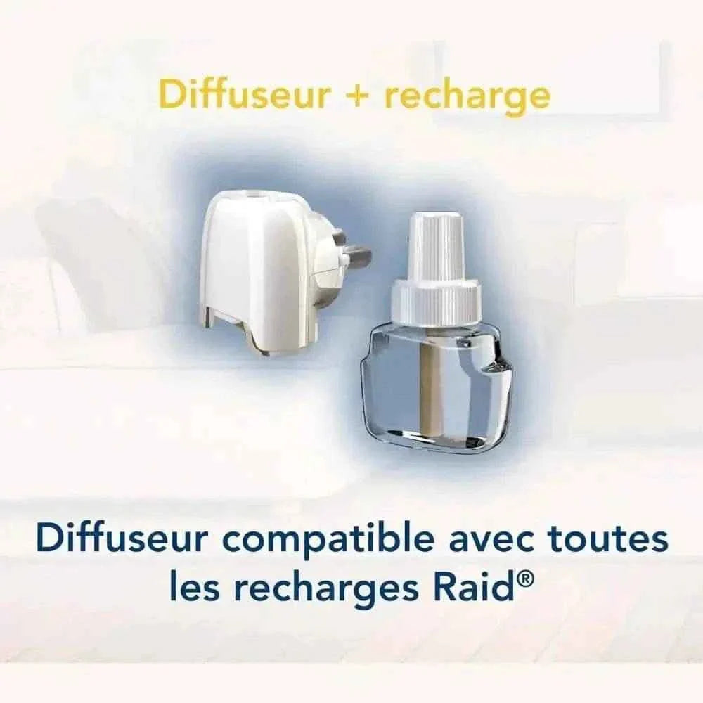 Mega pack trio Raid Diffuseur Moustiques - Protection Nuit, Confort Famille - Cpourtoi.Net