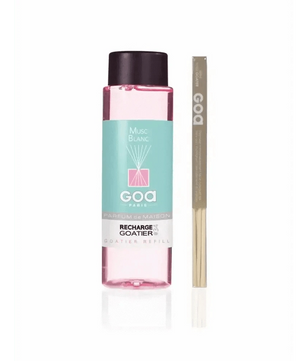 GOA Musc Blanc 250ml - Diffuseur de Parfum d'Intérieur, Senteur Maison | Pack Rotin - Cpourtoi.Net
