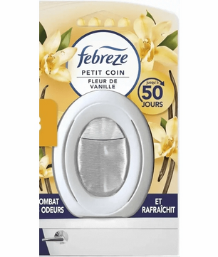 FEBREZE Petit coin Fleur de Vanille - Désodorisant, Élimine les Odeurs | Air Frais - Cpourtoi.Net