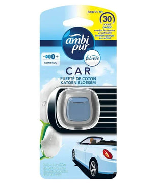 FEBREZE Désodorisant Voiture Pureté de Coton | Parfum Longue Durée - Neutralisation Odeurs - Cpourtoi.Net