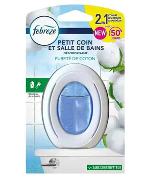 FEBREZE Désodorisant Petit Coin Pureté Coton - Éliminateur d'Odeurs et Air Freshening - Cpourtoi.Net