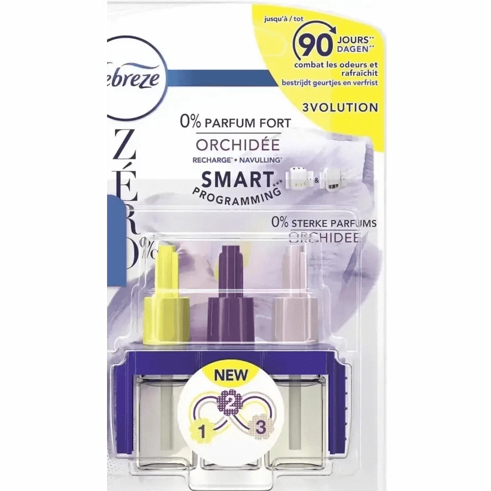 Recharge Électrique Febreze Orchidée - Fraîcheur Durable et Confort - Cpourtoi.Net