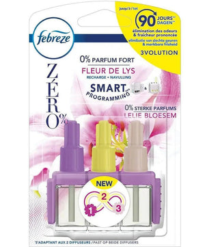 FEBREZE Recharge Électrique Fleur de Lys - Parfum Ambiance Florale pour une Maison Fraîche - Cpourtoi.Net