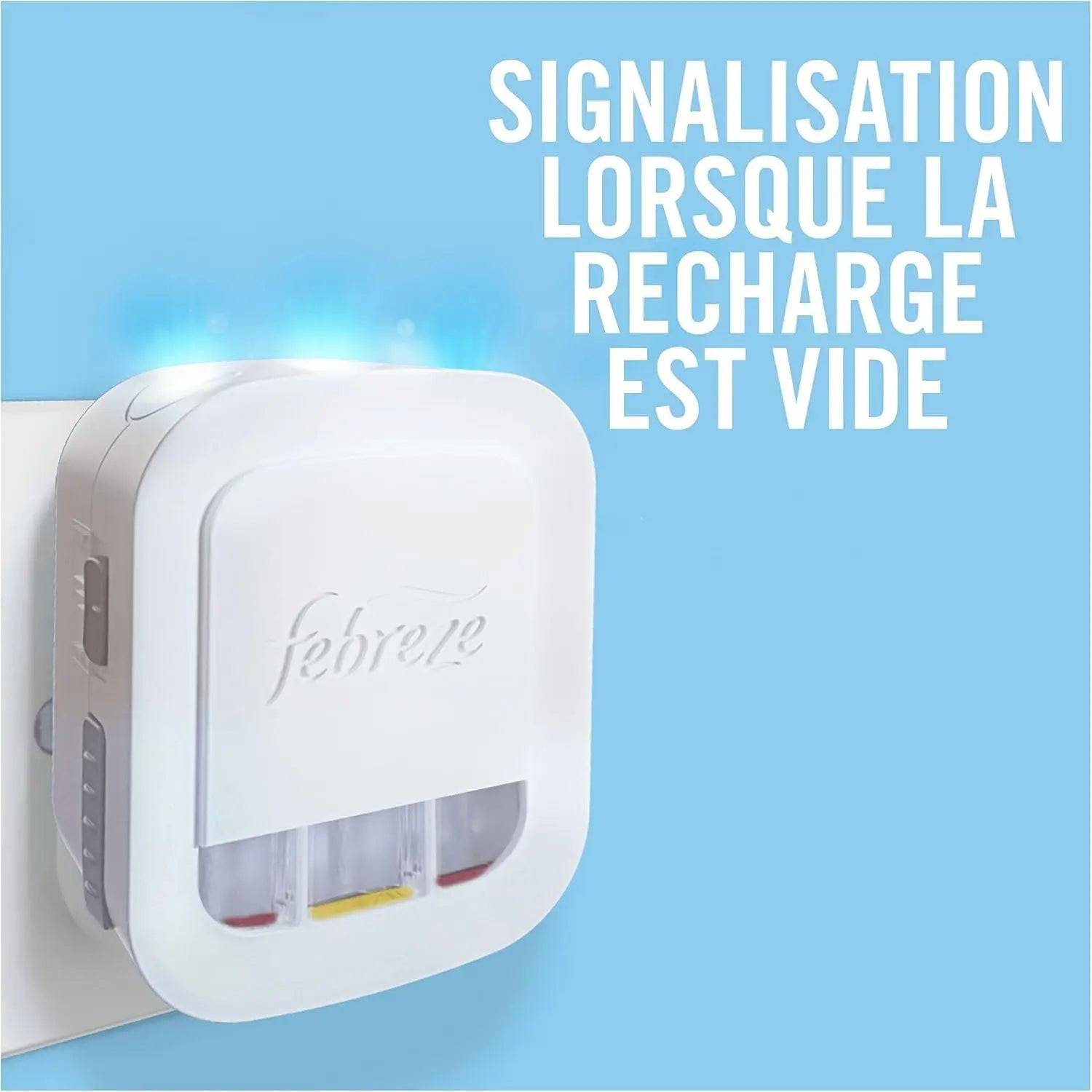Febreze 3Volution ZERO% Fleur de Lys Désodorisant Électrique Recharge (2 Unités x20ml), Cpourtoi.Net