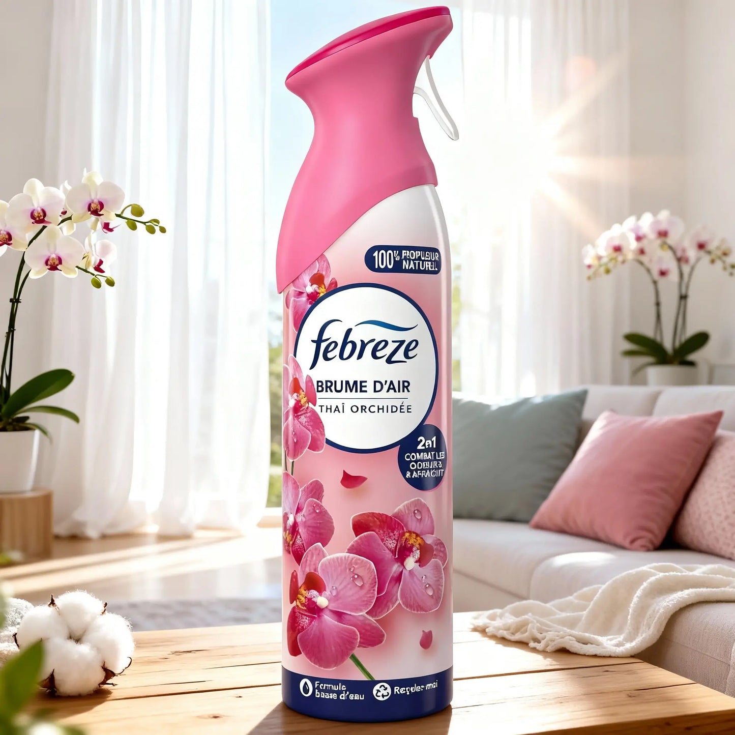 Febreze Brume D'Air Thaï Orchidée - Élimine Les Odeurs, Fraîcheur - Cpourtoi.Net