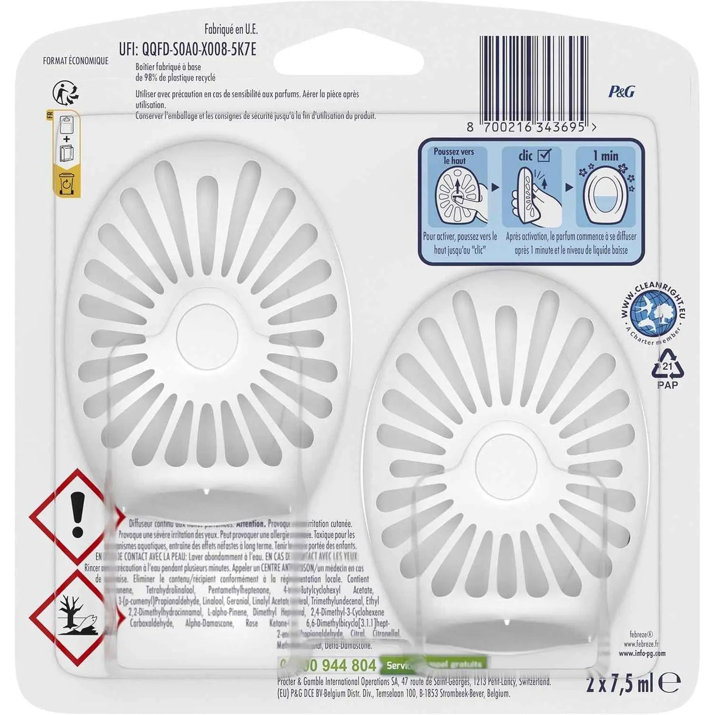 Febreze Petit Coin Pureté Coton – Fraîcheur Durable et Écolo - Cpourtoi.Net