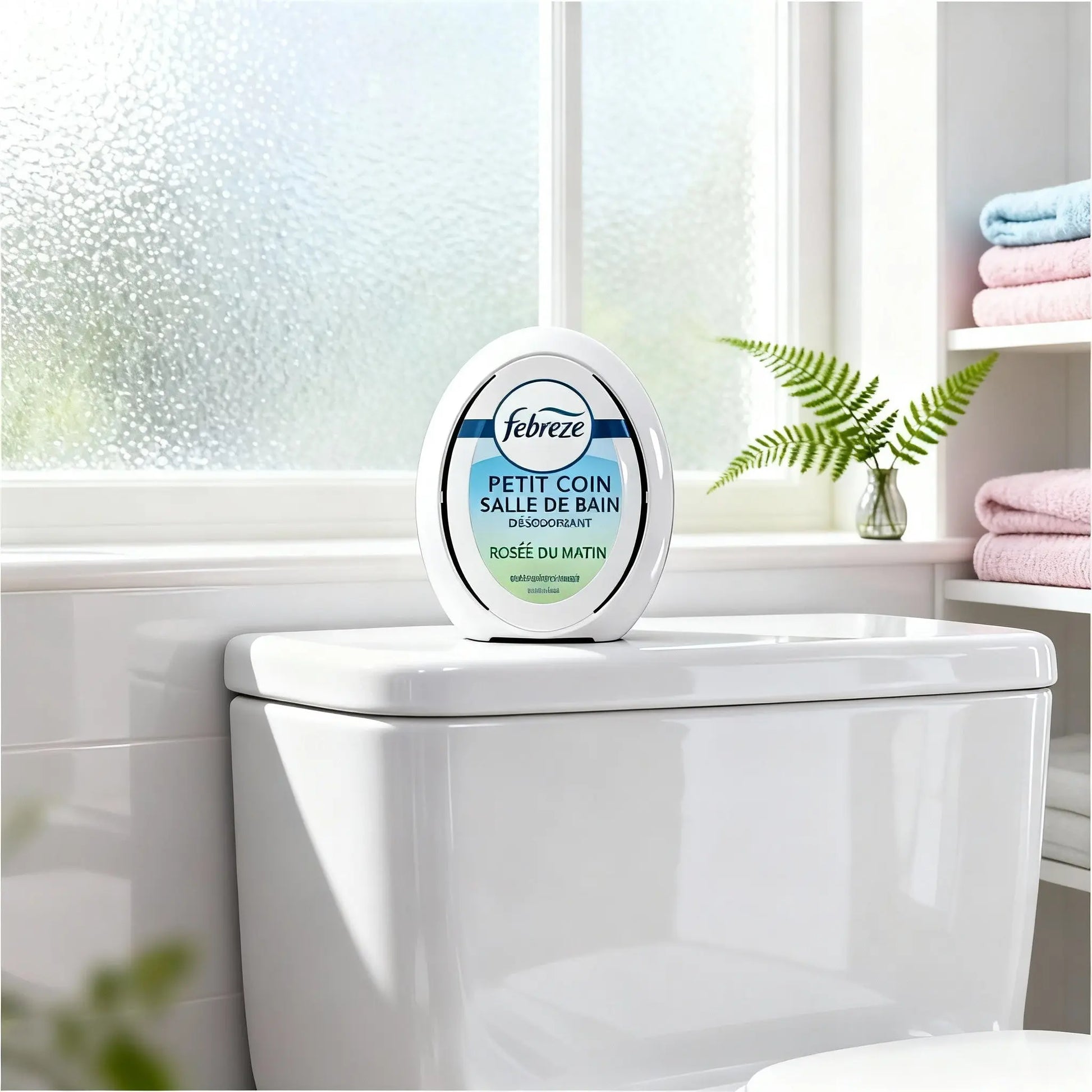 Febreze Petit Coin Rosée Matin - Fraîcheur durable et absorption des odeurs