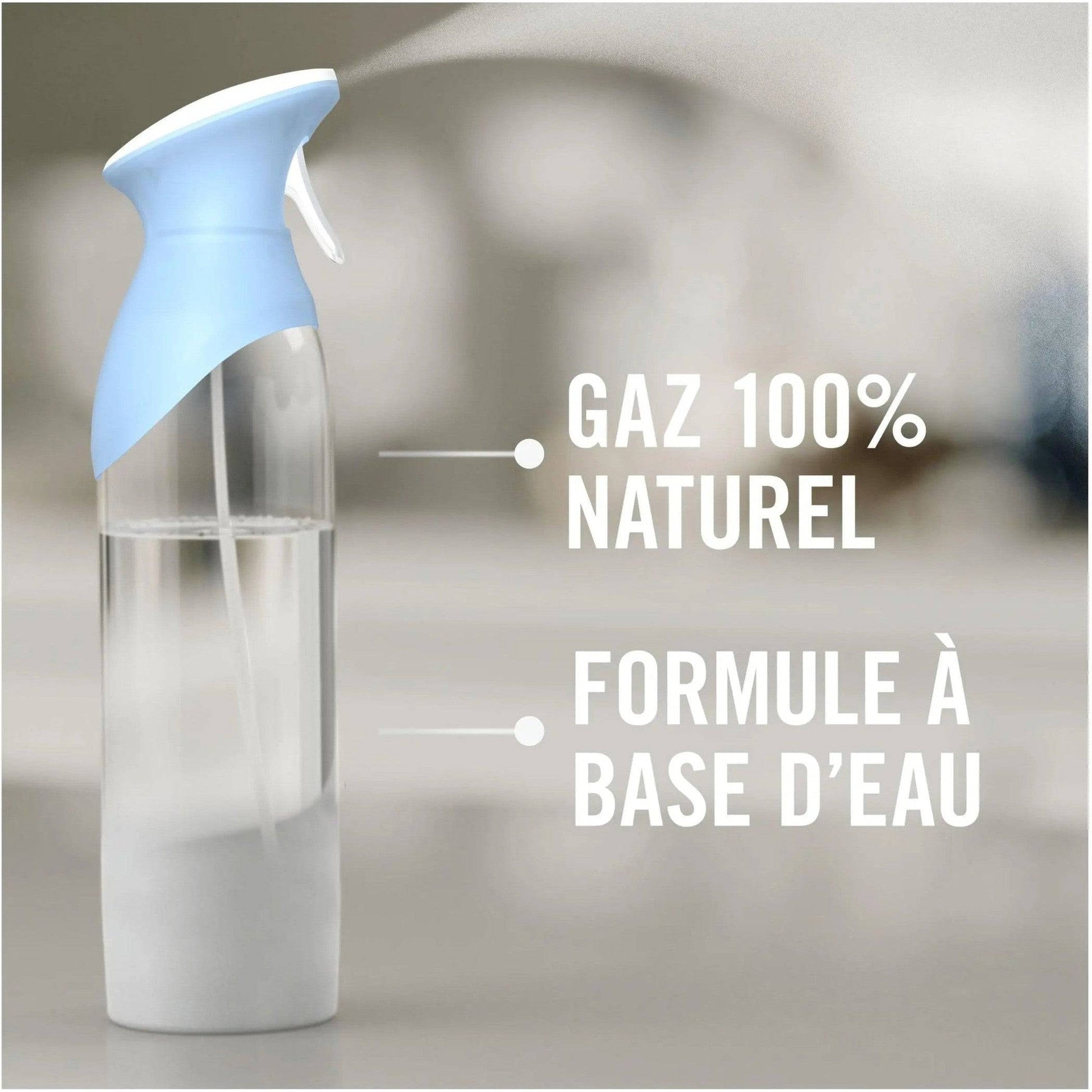 Febreze Spray Aérosol Désodorisant Rosée Du Matin (8 x 185 ml), Éliminateur D’Odeur Pour Toutes Les Pièces De La Maison, Avec Gaz Propulseur 100% Naturel Cpourtoi.Net