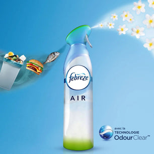 Febreze Spray Aérosol Désodorisant Rosée Du Matin (8 x 185 ml), Éliminateur D’Odeur Pour Toutes Les Pièces De La Maison, Avec Gaz Propulseur 100% Naturel Cpourtoi.Net