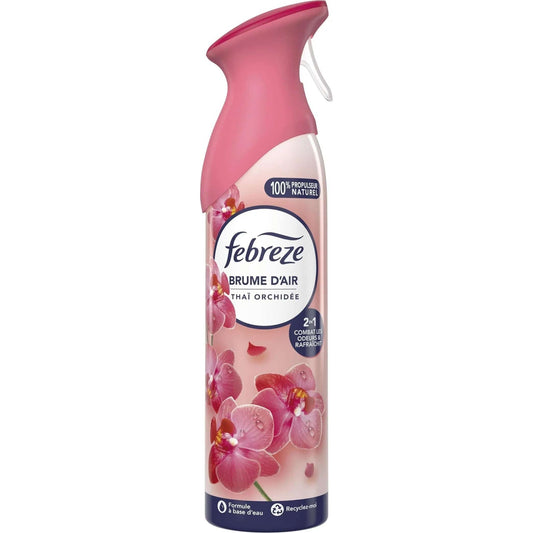 Febreze Spray Aérosol Désodorisant Thaï Orchidée (8 x 185 ml), Éliminateur D’Odeur Pour Toutes Les Pièces De La Maison, Avec Gaz Propulseur 100% Naturel Cpourtoi.Net