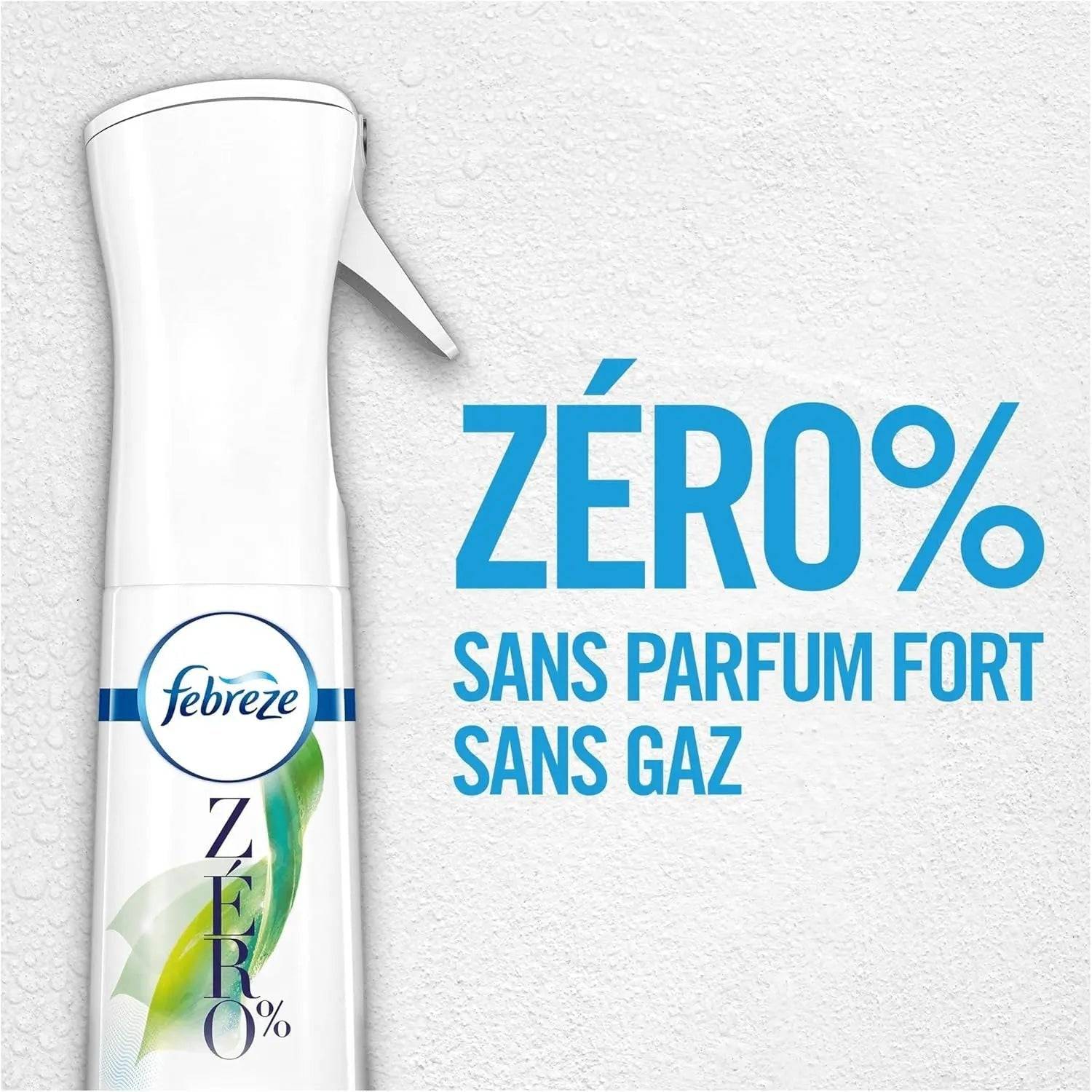 Febreze ZERO% Bambou Spray Désodorisant Kit De Démarrage 185ml Brume D'Air & Textile Cpourtoi.Net