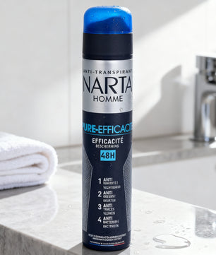 NARTA HOMME PURE-EFFICACITÉ 48H - Déodorant Anti-Transpirant - Cpourtoi.Net