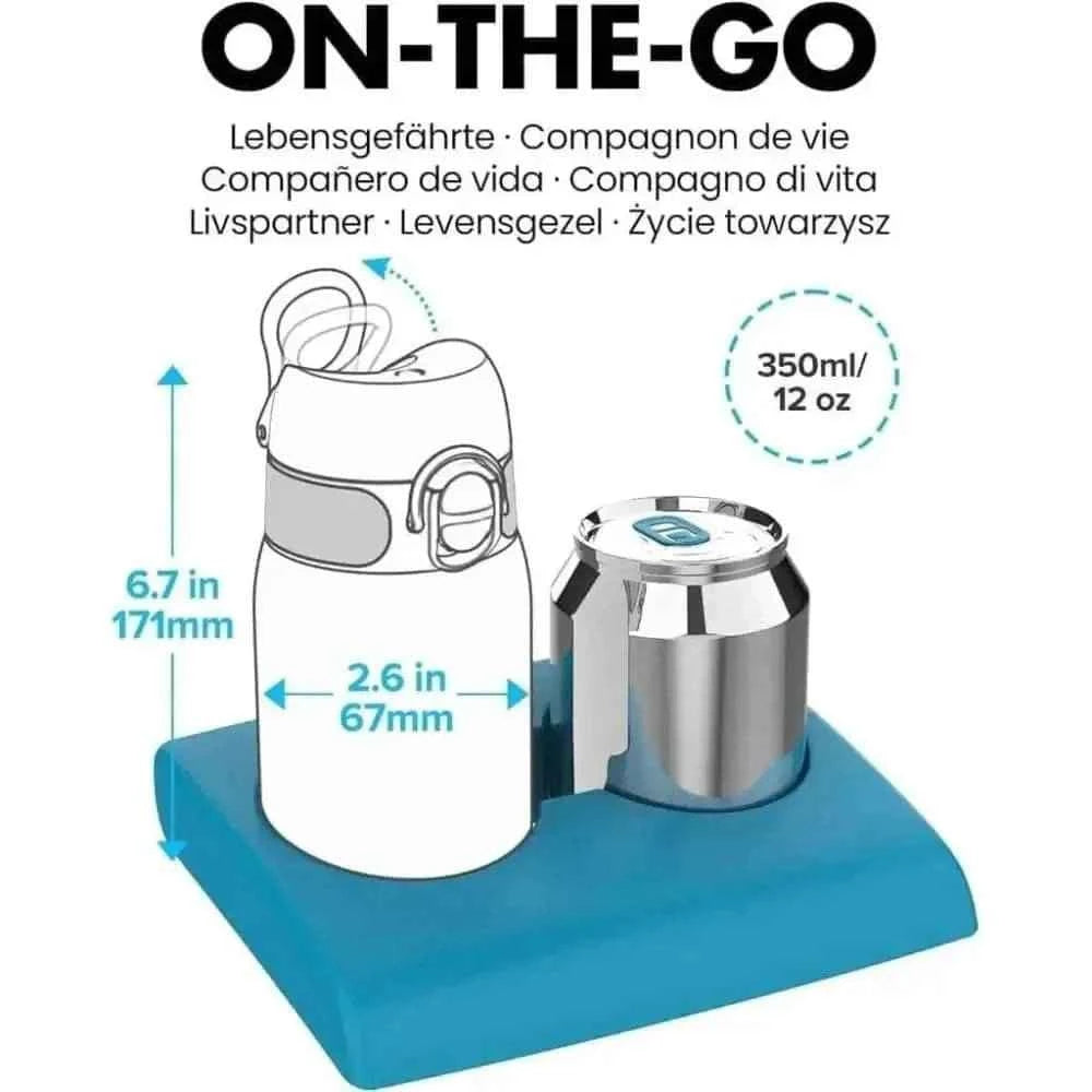 Gourde Enfant Ion8 Mint Verte Anti-Fuites à Mécanisme Pratique