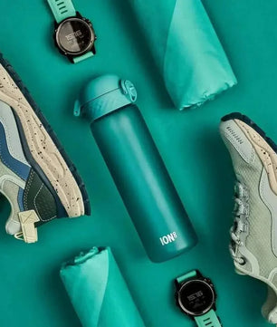 Ion8 Gourde Slim Teal - Bouteille d'eau Réutilisable et Anti-Fuite - Cpourtoi.Net