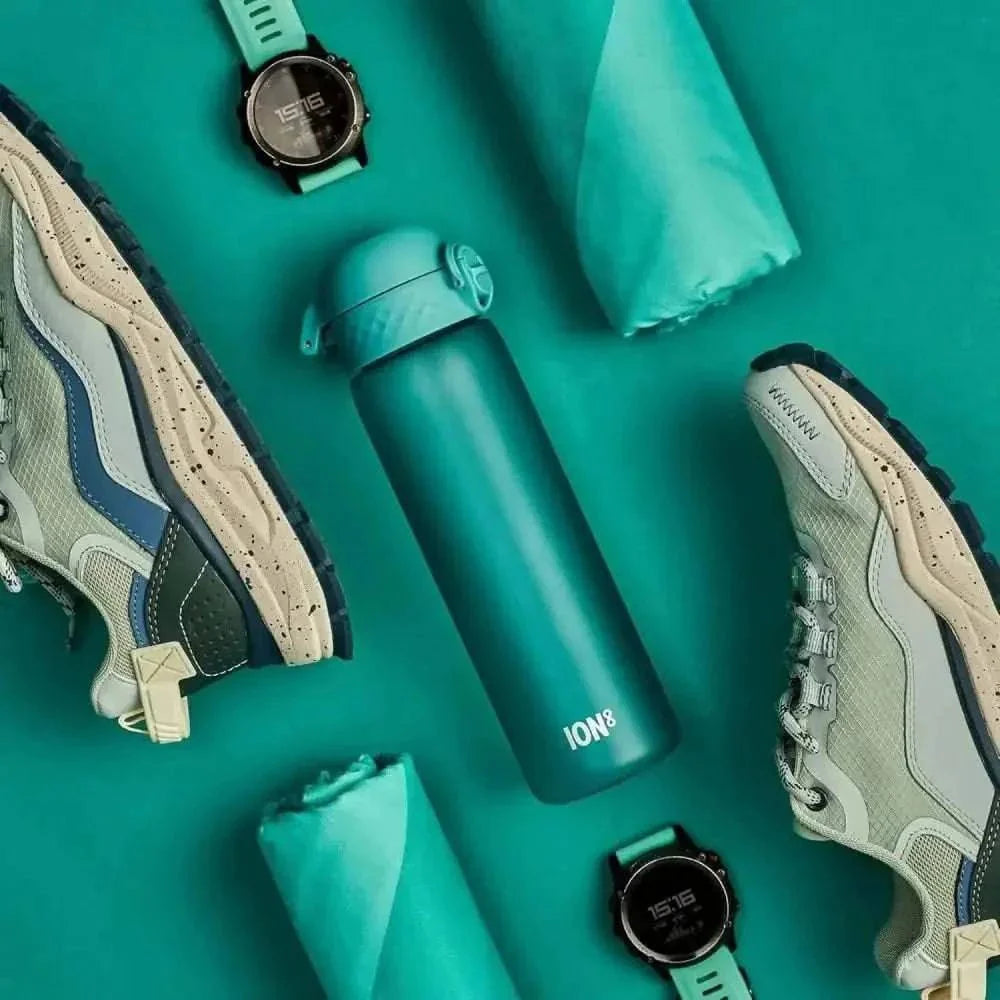 Ion8 Gourde Slim Teal - Bouteille d'eau Réutilisable et Anti-Fuite - Cpourtoi.Net
