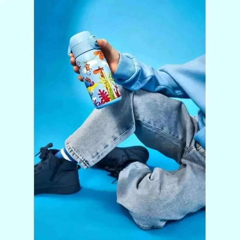 Gourde Ion8 en Acier Inoxydable avec Décor Océanique Coloré