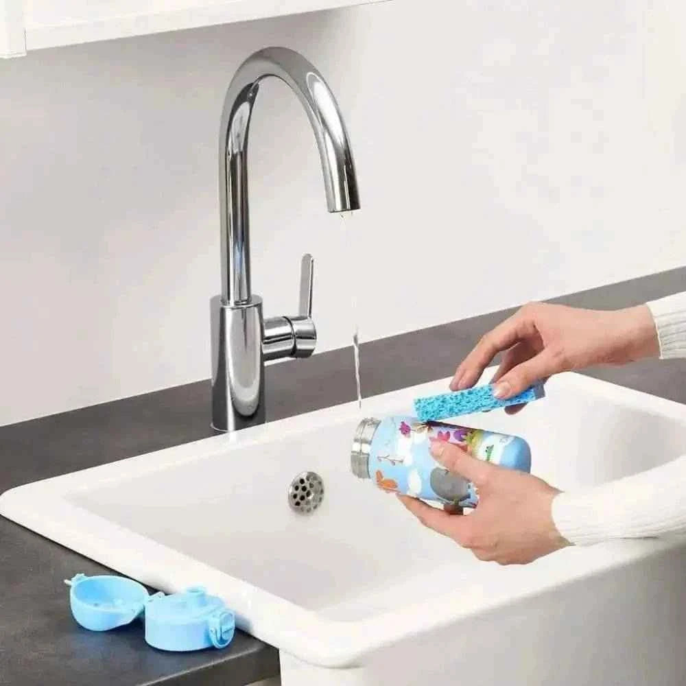 Gourde Ion8 en Acier Inoxydable avec Décor Océanique Coloré