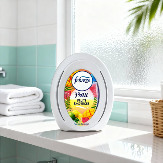 Febreze Petit Coin Fruits Exotiques - Désodorise et Rafraîchit vos Toilettes - Cpourtoi.Net