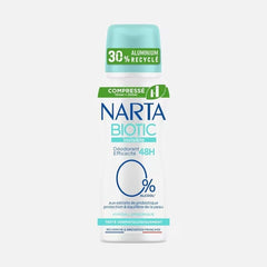 DÉODORANT COMPRESSÉ NARTA BIOTIC INVISIBLE 48H