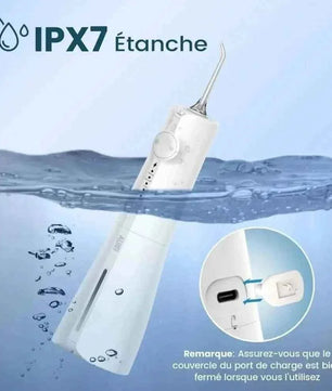 AUIEI Jet Dentaire Violet - Technologie Micro-Bulles pour une Hygiène Orale et un Nettoyage des Dents - Cpourtoi.Net