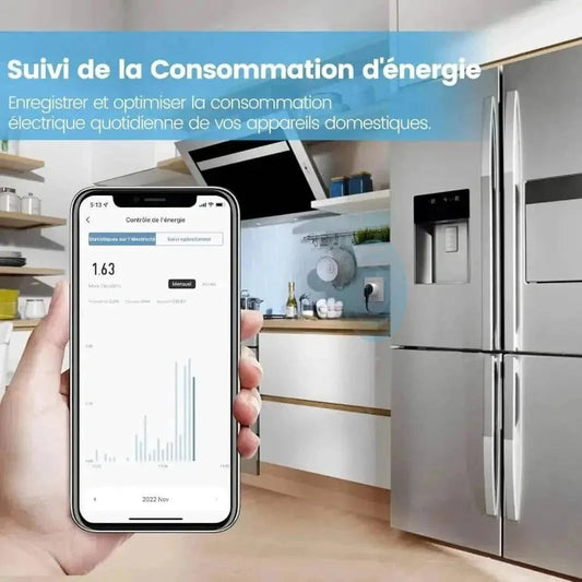 Eightree Mini Prise Intelligente - Contrôle Domotique et Prise WiFi - Cpourtoi.Net