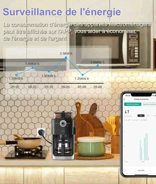 ANTELA Prise WiFi Intelligente: Smart Home | Gestion Énergétique et Contrôle à Distance - Cpourtoi.Net