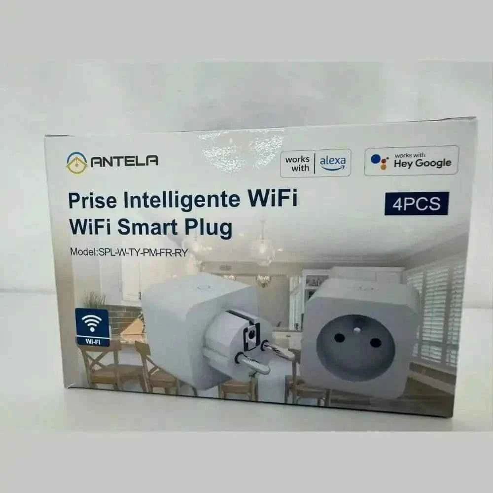 Prise WiFi avec surveillance de la consommation électrique et voyant LED ANTELA - Cpourtoi.Net