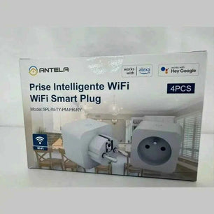 Prise WiFi avec surveillance de la consommation électrique et voyant LED ANTELA - Cpourtoi.Net