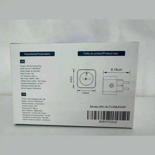 Prise WiFi avec surveillance de la consommation électrique et voyant LED ANTELA - Cpourtoi.Net