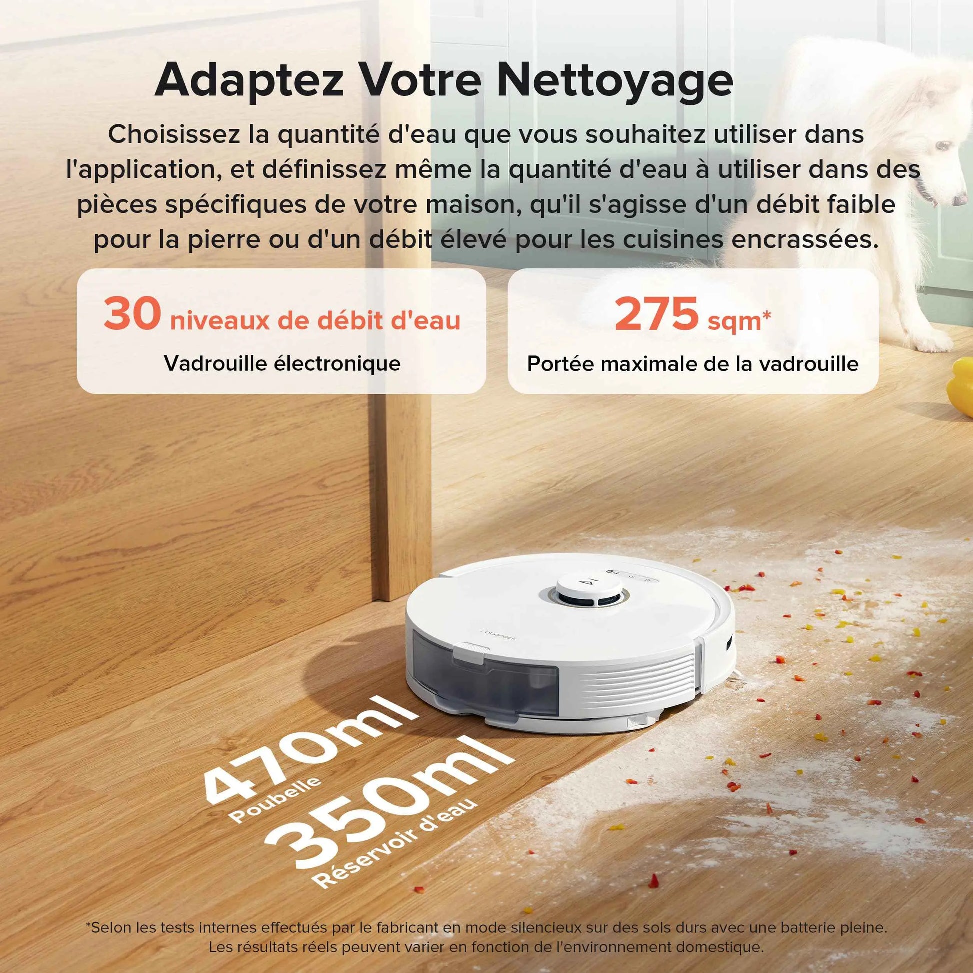 Roborock Q8 Max Plus - Aspirateur Robot, Nettoyage Rapide - Cpourtoi.Net