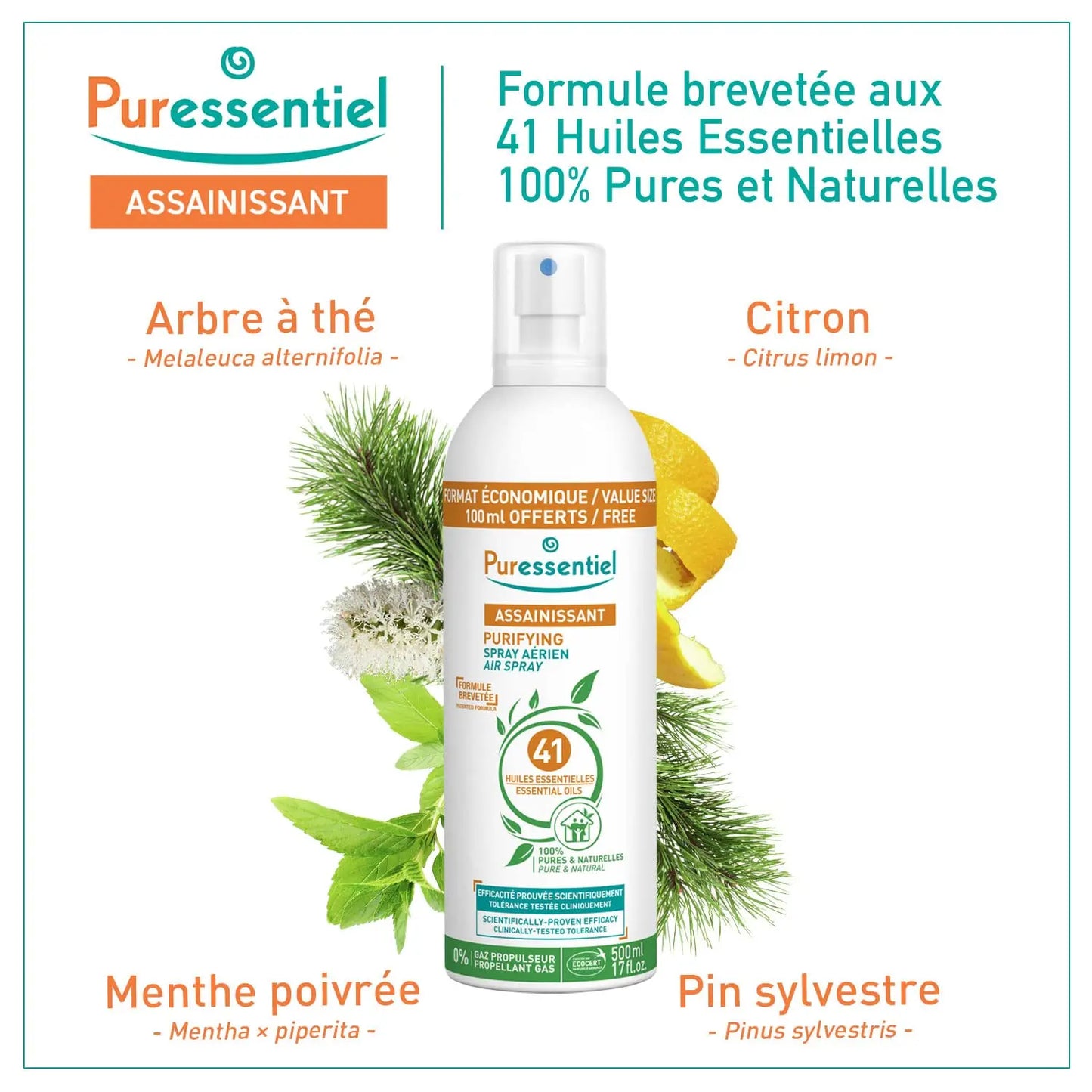 Puressentiel assainissant  500ml - Cpourtoi.Net