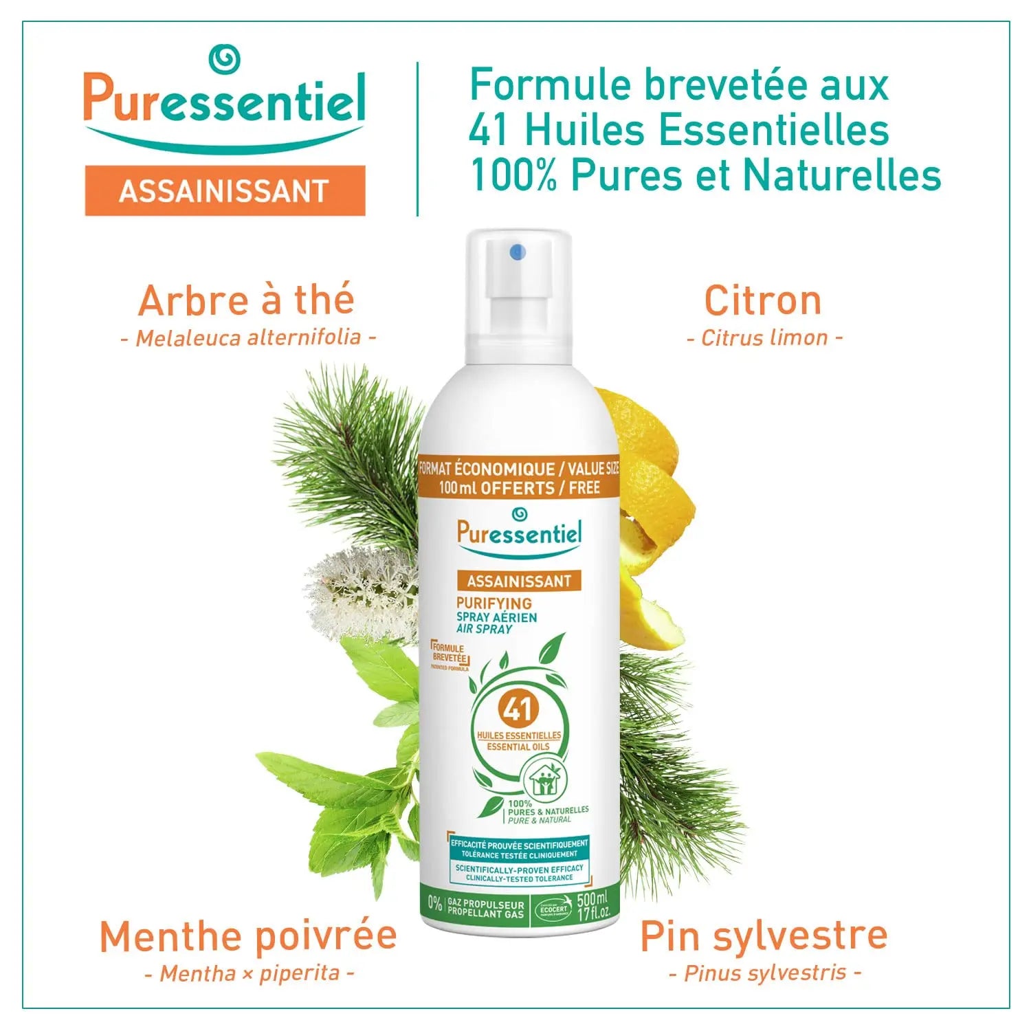 Puressentiel assainissant  500ml - Cpourtoi.Net