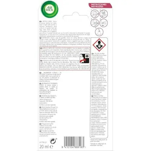 RECHARGE AIRWICK rose apaisante - huiles essentielles - 20 ml, lot de 3 - Cpourtoi.Net