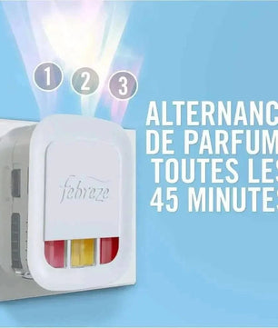 FEBREZE Recharge Électrique Fleur de Lys - Parfum Ambiance Florale pour une Maison Fraîche - Cpourtoi.Net