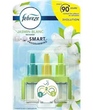 FEBREZE Recharge Jasmin Blanc -  Parfum d'Intérieur | Diffuseur Électrique - Cpourtoi.Net