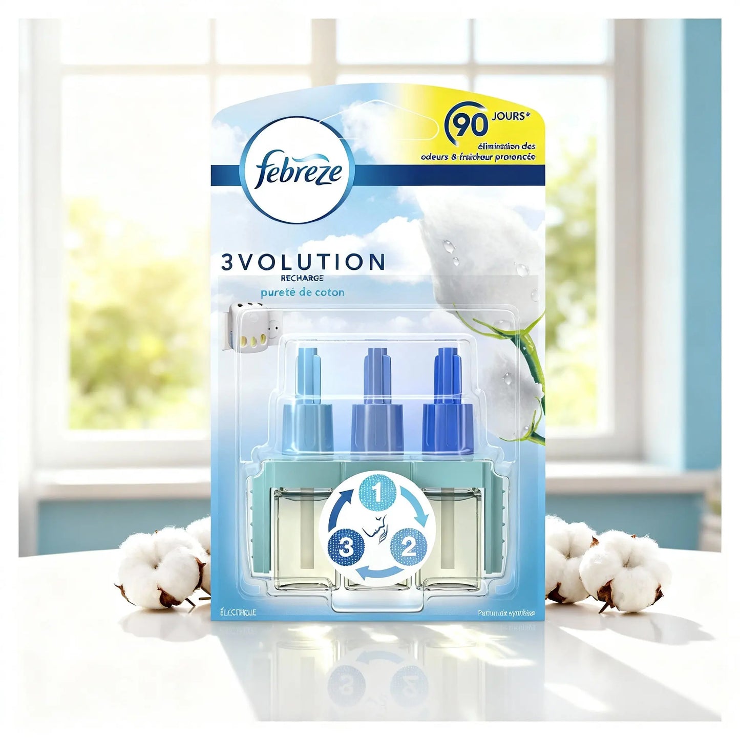 Recharge Febreze 3Volution Électrique Pureté de Coton 20 ml