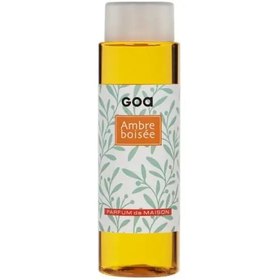 Recharge Goa Ambre Boisée Pour Diffuseur À Bâtons - Ambiance Douce Et Diffusion Lente