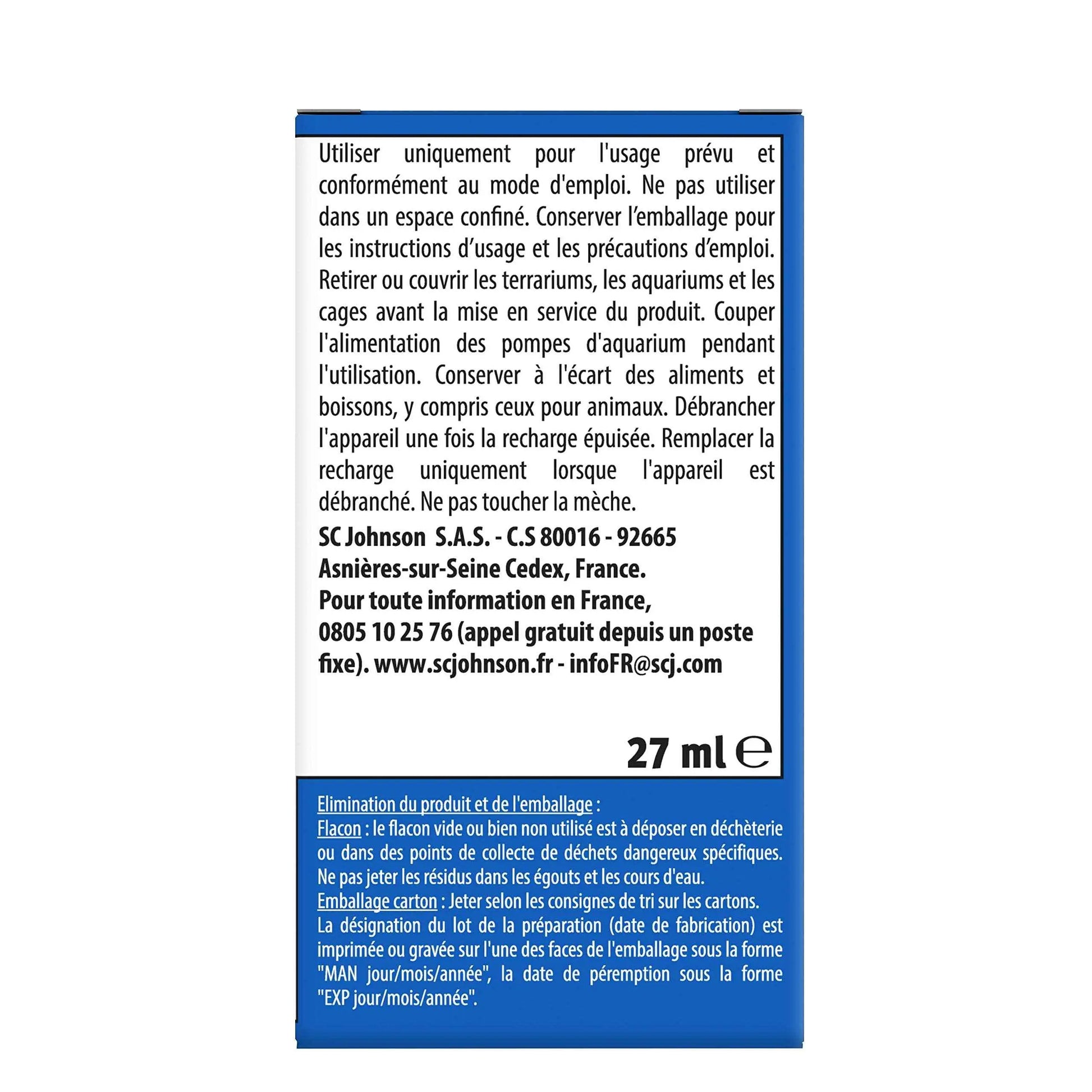 Raid Recharge Diffuseur Électrique - 45 Nuits, Sans Parfum - Cpourtoi.Net