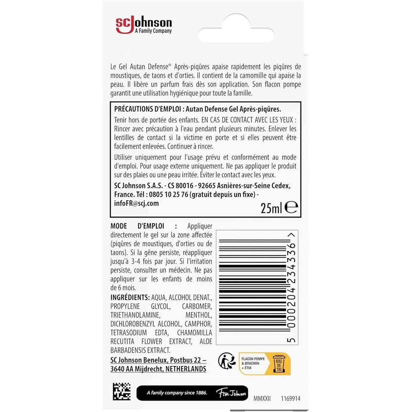 Recharge Herbal Moustiques - Protection 45 Nuits à base de plantes - Cpourtoi.Net