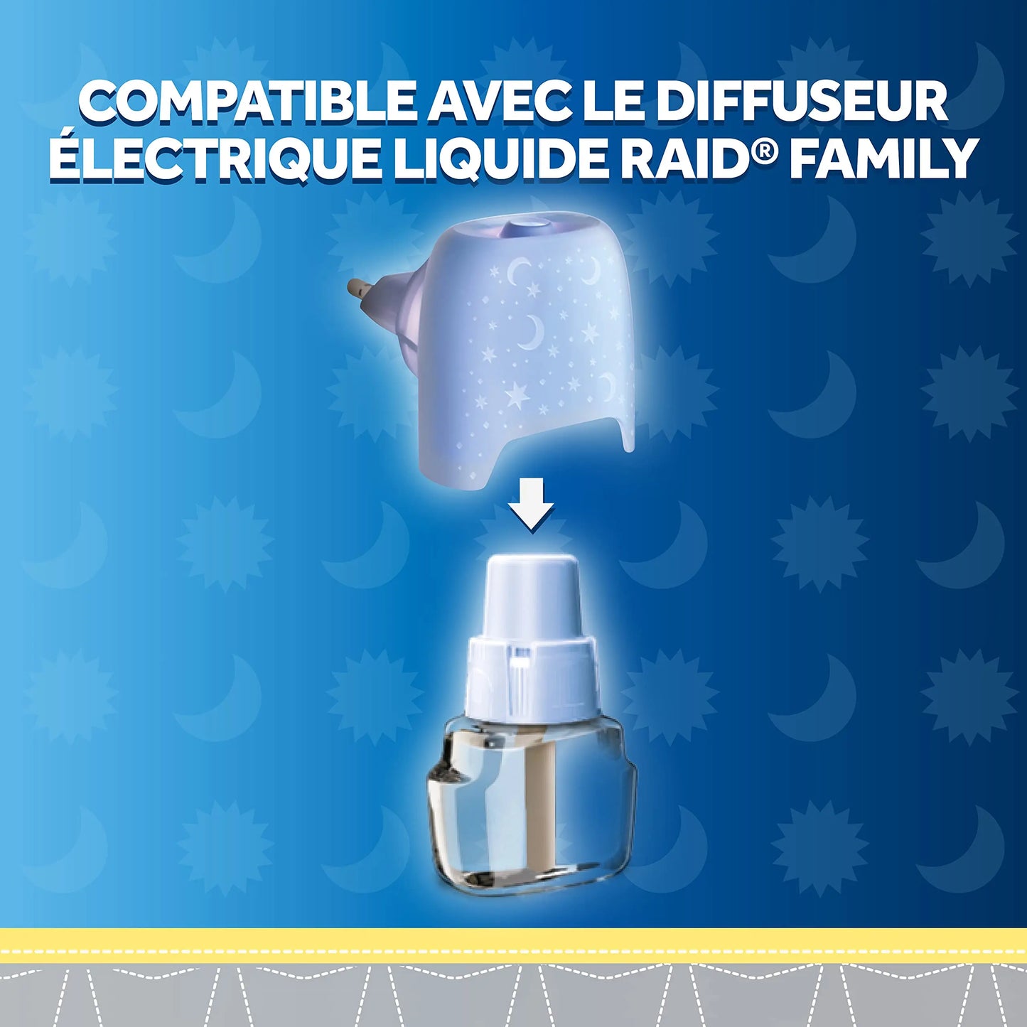Recharge Raid family Diffuseur Électrique Liquide- Répulsif Moustiques et Moustiques Tigress 45 Nuits - - Cpourtoi.Net