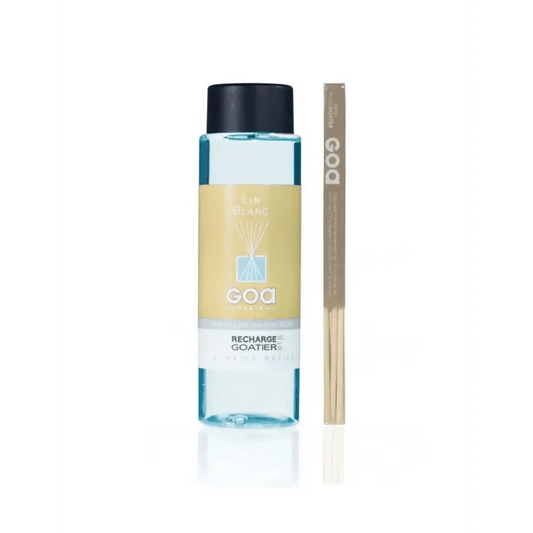GOA Recharge Lin Blanc 250ml - Parfum d'Intérieur, Senteur Fraîche - Cpourtoi.Net