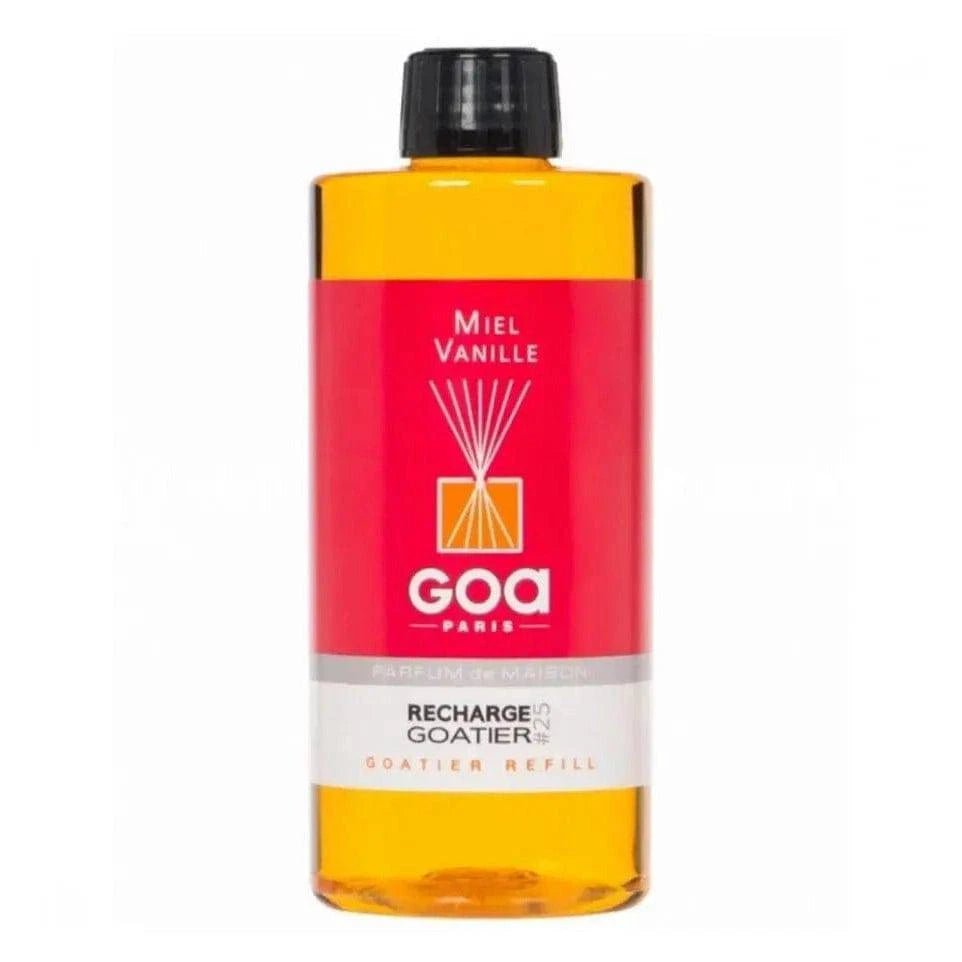Recharge de parfum Gousse de Vanille - Goa 500 ml + 1 pack rotin GOA