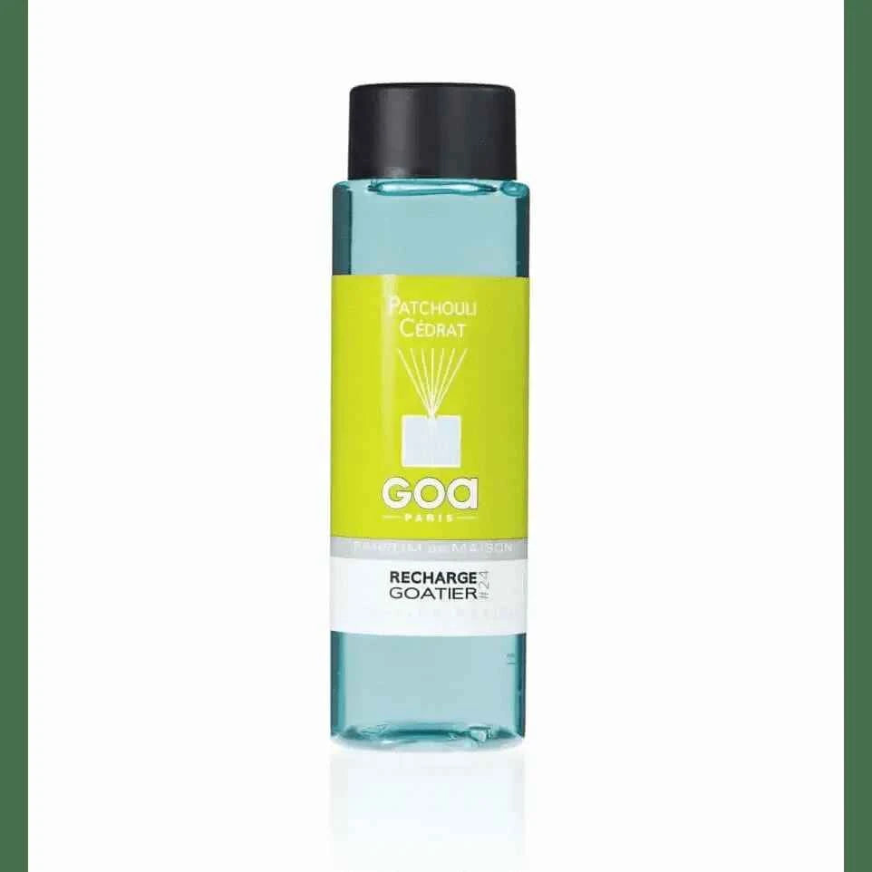 GOA Recharge parfum patchouli cédrat pour diffuseur
